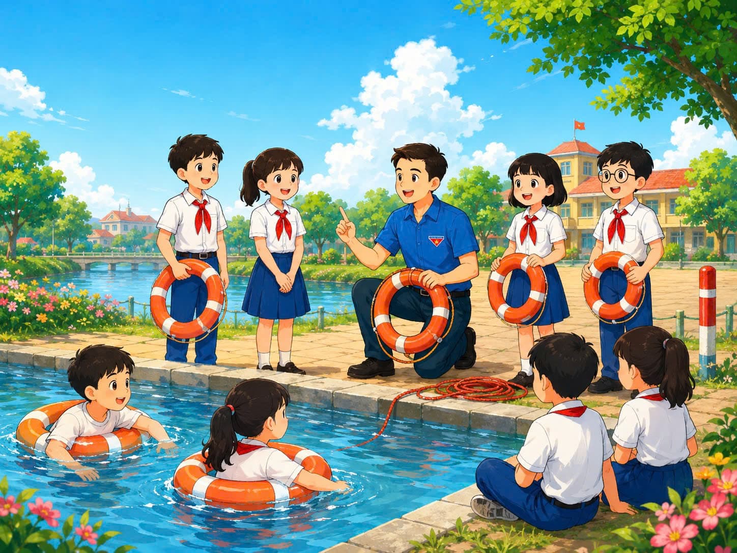 Ra quân “Vì một xã hội không có tai nạn thương tích cho trẻ em”