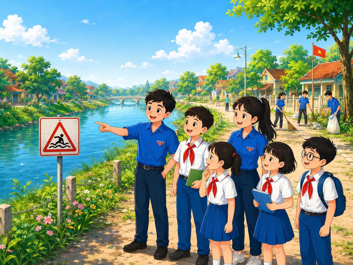 Tập huấn kỹ năng phòng chống đuối nước cho thiếu nhi mùa hè