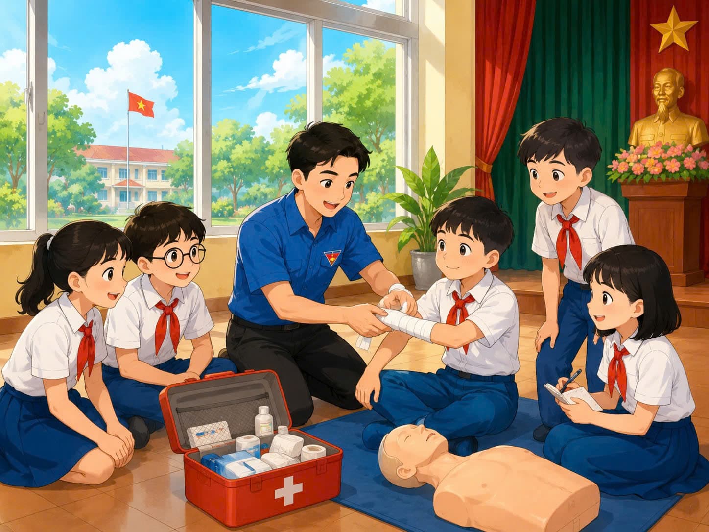 Cảnh báo: Khu vực bờ sông Bắc Hưng Hải tiềm ẩn nguy cơ đuối nước