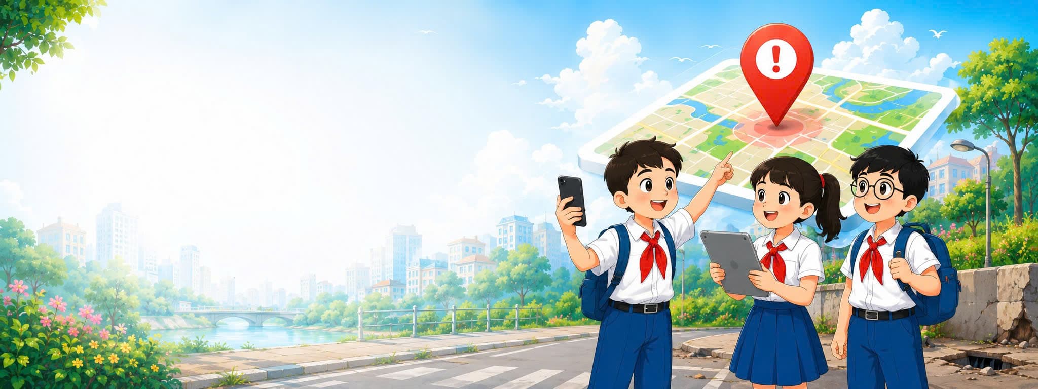 Gửi cảnh báo điểm nguy hiểm